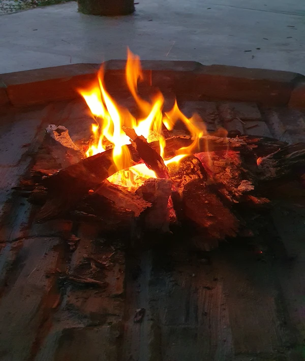 Campfires under the stars Zinave National Park Mozambique