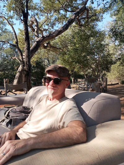 Gerry Rickard Mindfulness Teacher Zinave National Park Mozambique Africa