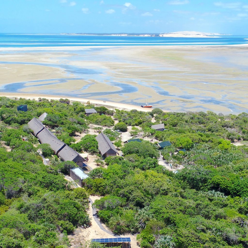 The scientific research station on Benguerra Island in the Bazaruto Archipelago