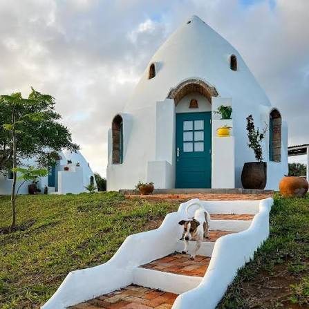 The luxury domes at Humbi Farm