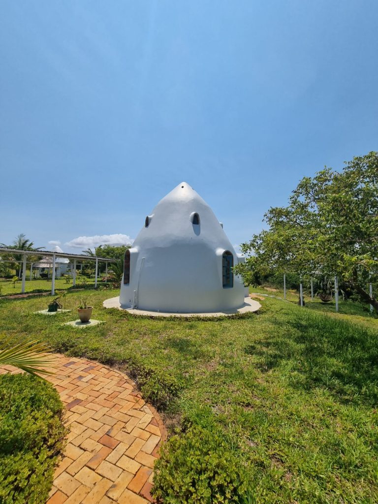 Luxury dome accommodation Humbi Farm