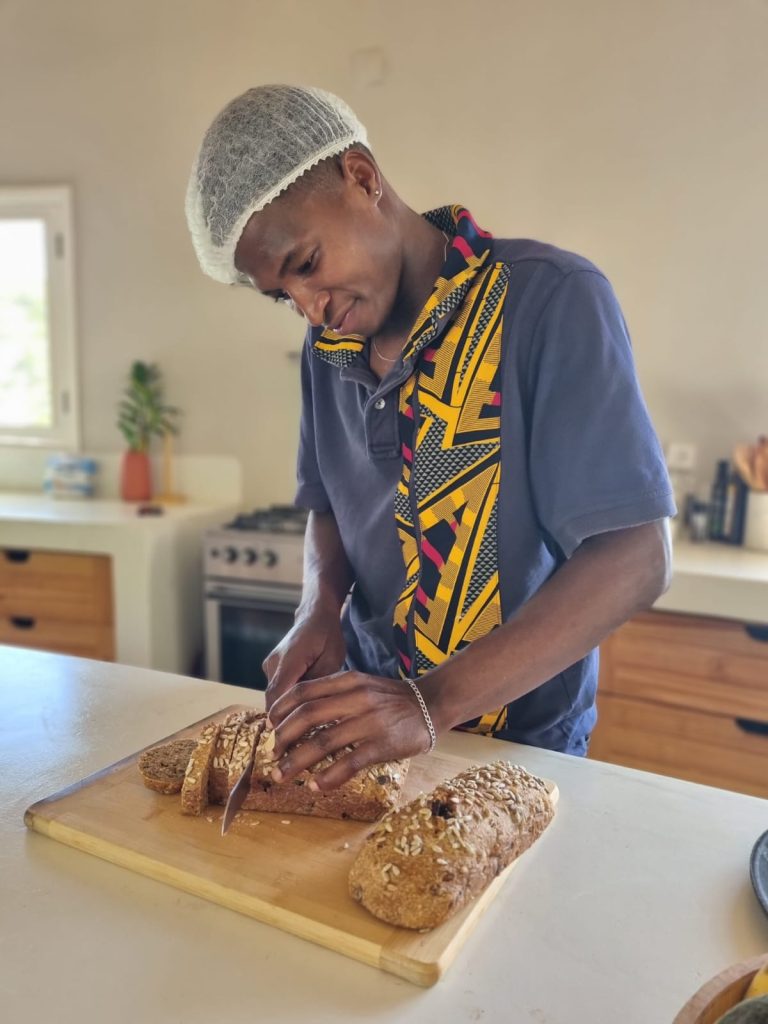 Delicious homemade food at Humbi Farm
